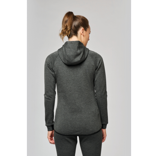 Chaqueta de chándal performance con capucha mujer