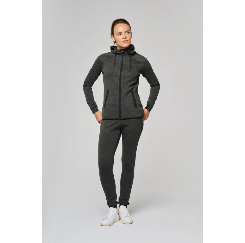 Chaqueta de chándal performance con capucha mujer