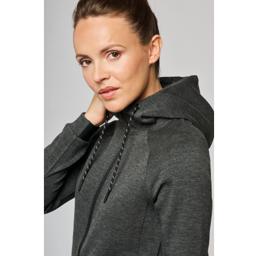 Chaqueta de chándal performance con capucha mujer