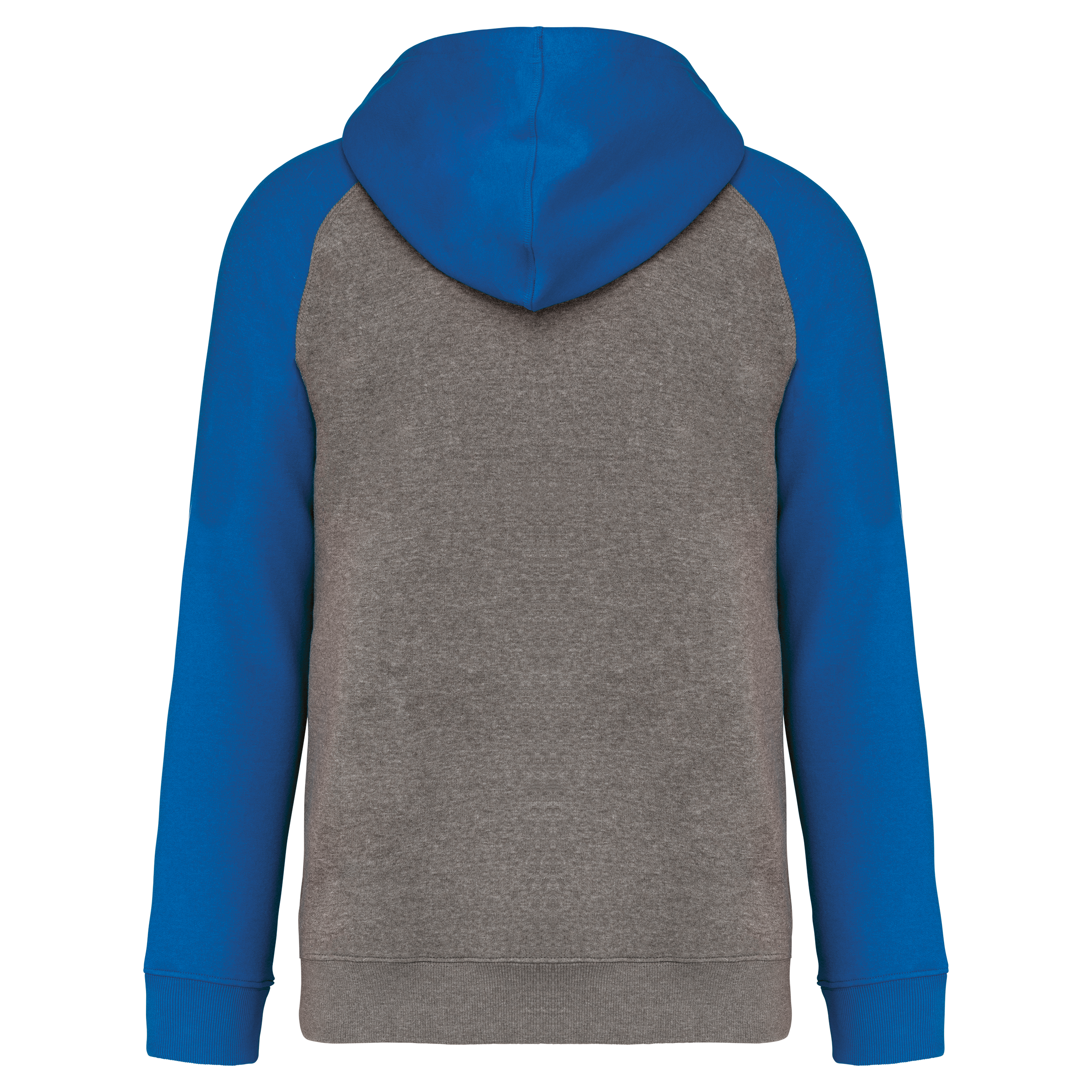 Sudadera bicolor con capucha adulto