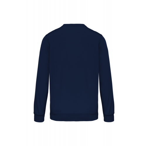 sporty navy / white Sudadera poliéster niños
