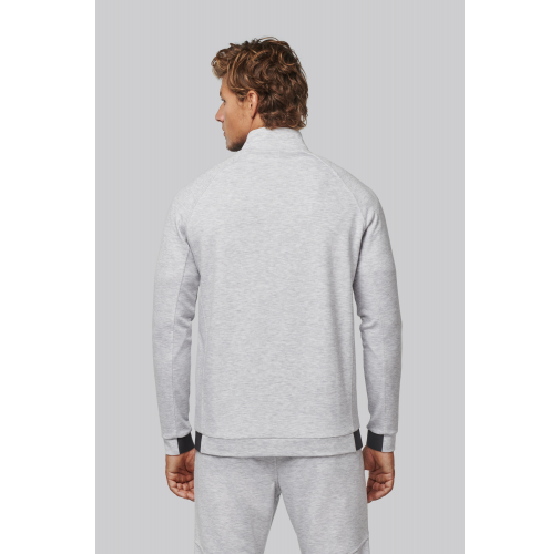 Chaqueta cuello alto hombre