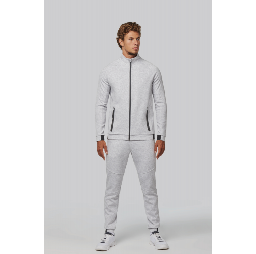 Chaqueta cuello alto hombre