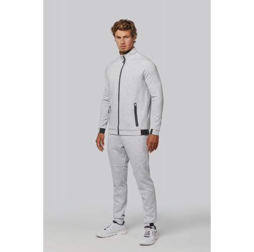Chaqueta cuello alto hombre