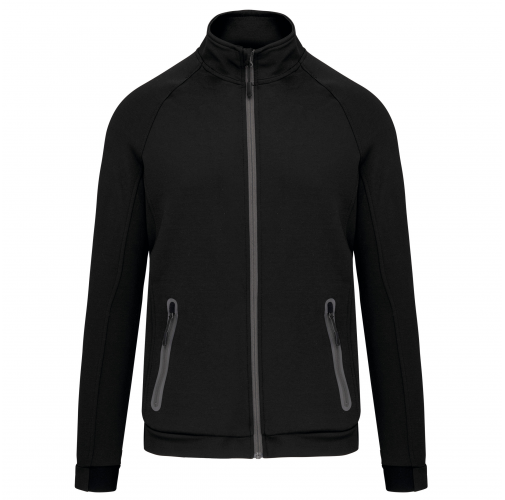 black Chaqueta cuello alto hombre