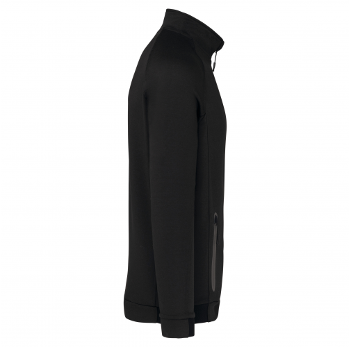 black Chaqueta cuello alto hombre