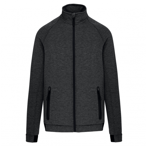 deep grey heather Chaqueta cuello alto hombre