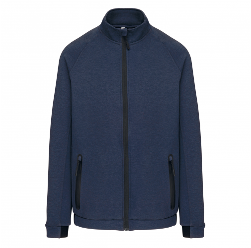 french navy heather Chaqueta cuello alto hombre