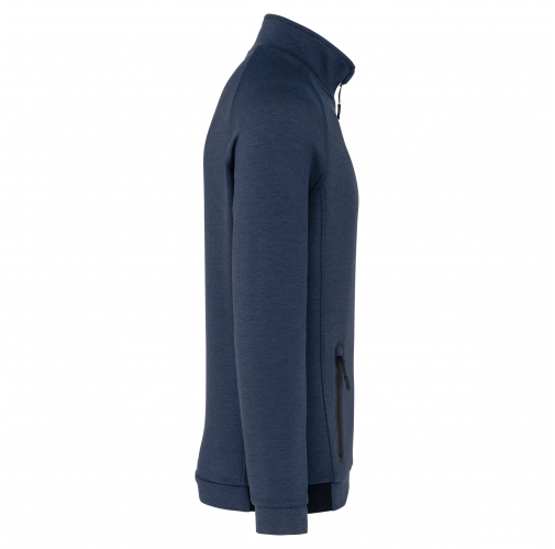 french navy heather Chaqueta cuello alto hombre