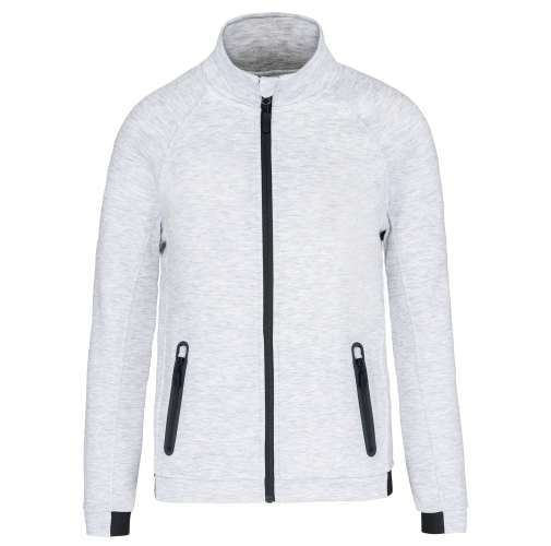 ash heather Chaqueta cuello alto hombre
