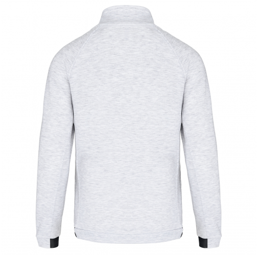 ash heather Chaqueta cuello alto hombre
