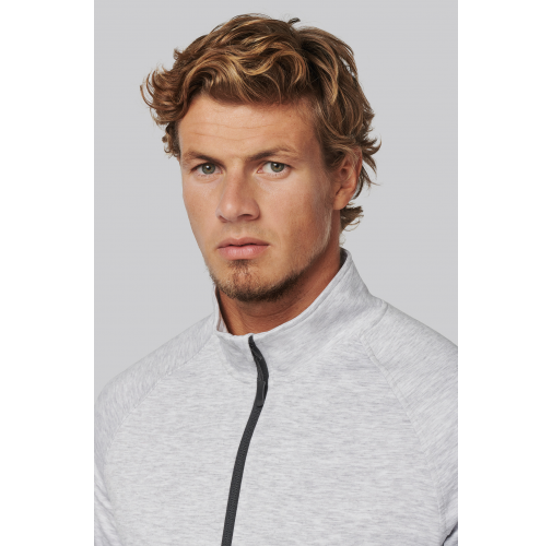 Chaqueta cuello alto hombre