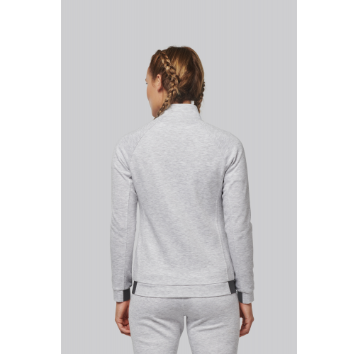 Chaqueta cuello alto mujer