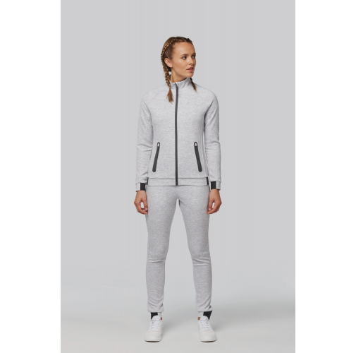 Chaqueta cuello alto mujer