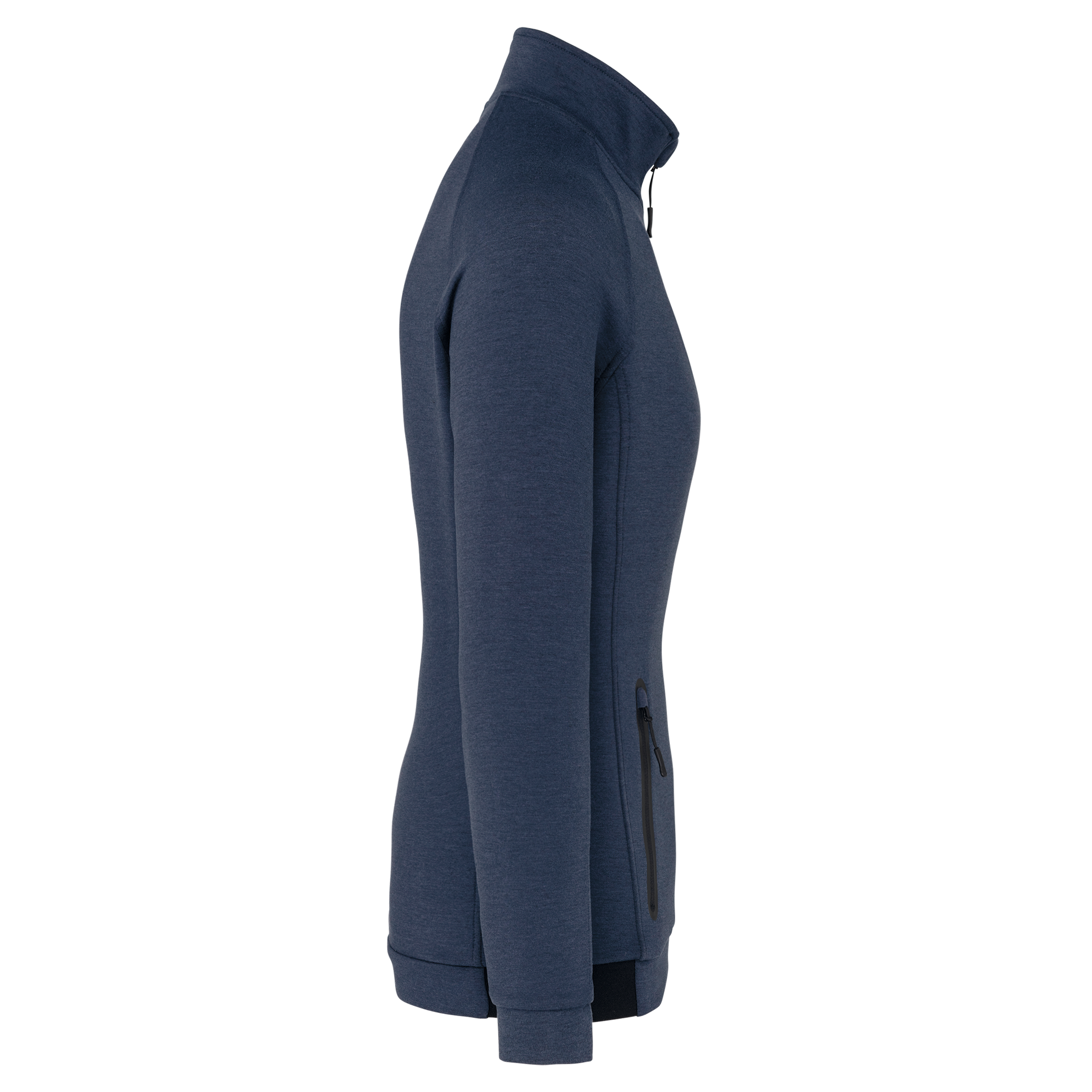 ash heather Chaqueta cuello alto mujer