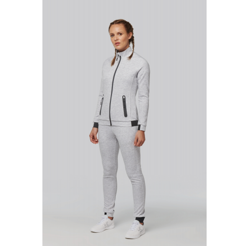 Chaqueta cuello alto mujer
