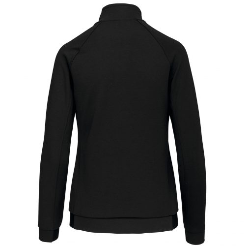 black Chaqueta cuello alto mujer
