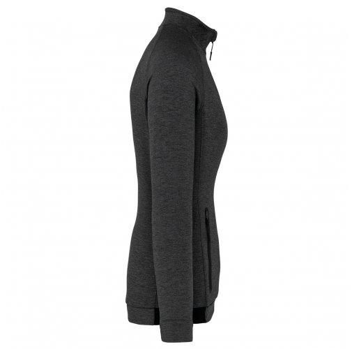 deep grey heather Chaqueta cuello alto mujer