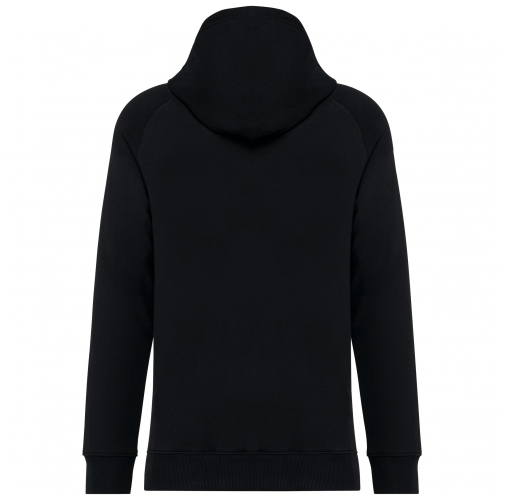 black Chaqueta cremallera y capucha - Unisex