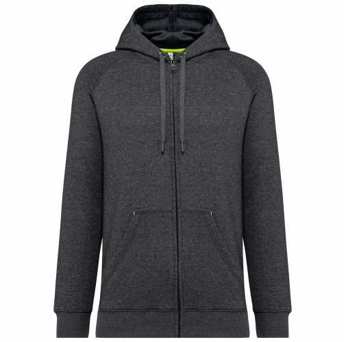 dark grey heather Chaqueta cremallera y capucha - Unisex
