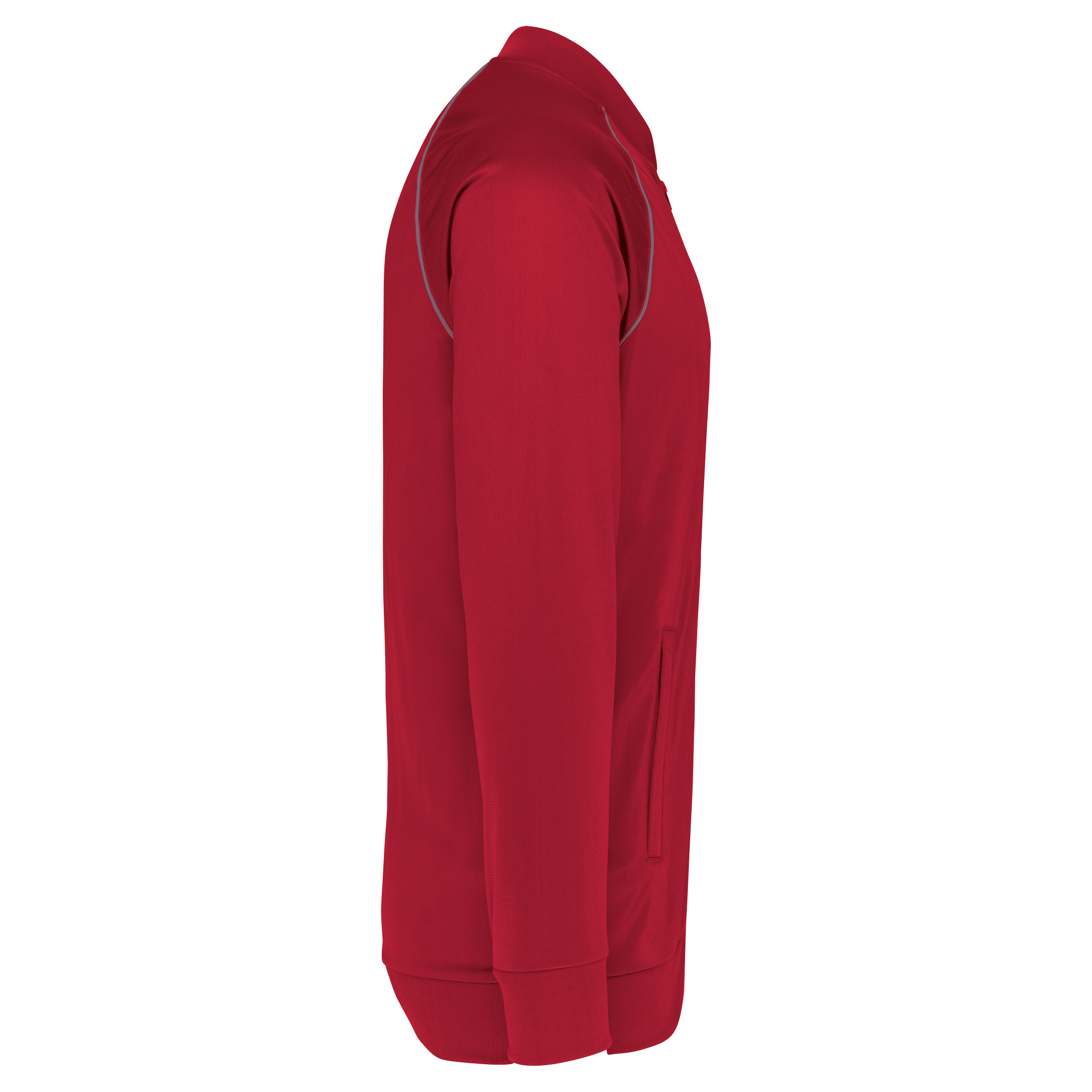 Chaqueta de deporte con cremallera y ribete - Unisex