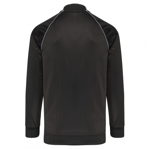 dark grey Chaqueta de deporte con cremallera y ribete - Unisex