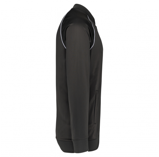 dark grey Chaqueta de deporte con cremallera y ribete - Unisex