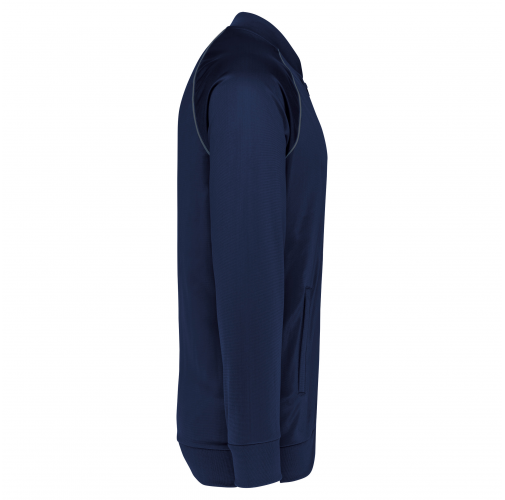 sporty navy Chaqueta de deporte con cremallera y ribete - Unisex