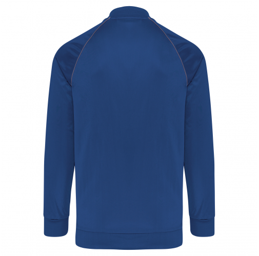 dark royal blue Chaqueta de deporte con cremallera y ribete - Unisex