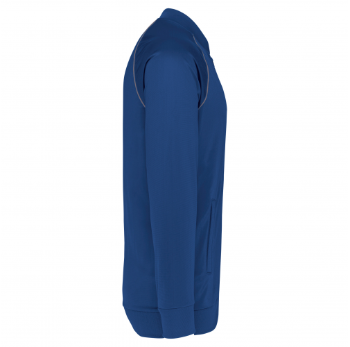 dark royal blue Chaqueta de deporte con cremallera y ribete - Unisex