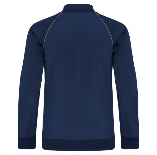 sporty navy Chaqueta de CHÁNDAL con cremallera y ribete niños