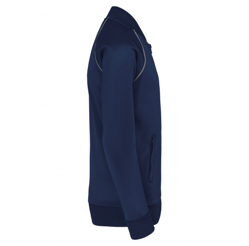 sporty navy Chaqueta de CHÁNDAL con cremallera y ribete niños