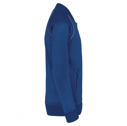 dark royal blue Chaqueta de CHÁNDAL con cremallera y ribete niños