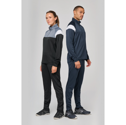 Sudadera de entrenamiento 1/4 de cremallera unisex