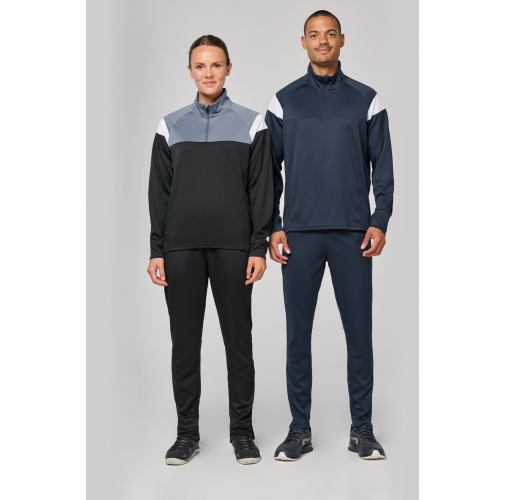 Sudadera de entrenamiento 1/4 de cremallera unisex