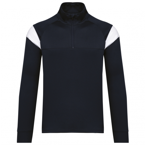 navy Sudadera de entrenamiento 1/4 de cremallera infantil