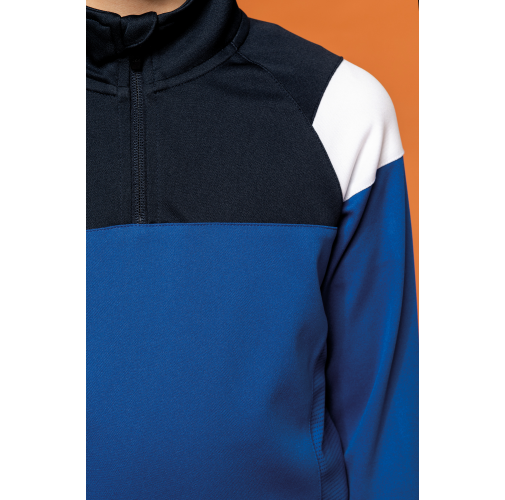 Sudadera de entrenamiento 1/4 de cremallera infantil