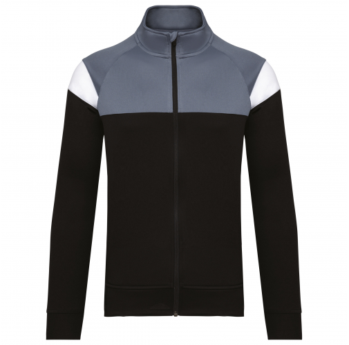 black / sporty grey Chaqueta de chándal con cremallera unisex
