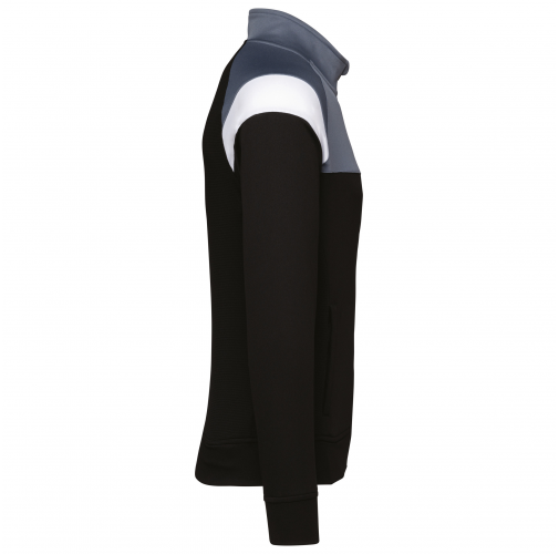 black / sporty grey Chaqueta de chándal con cremallera unisex