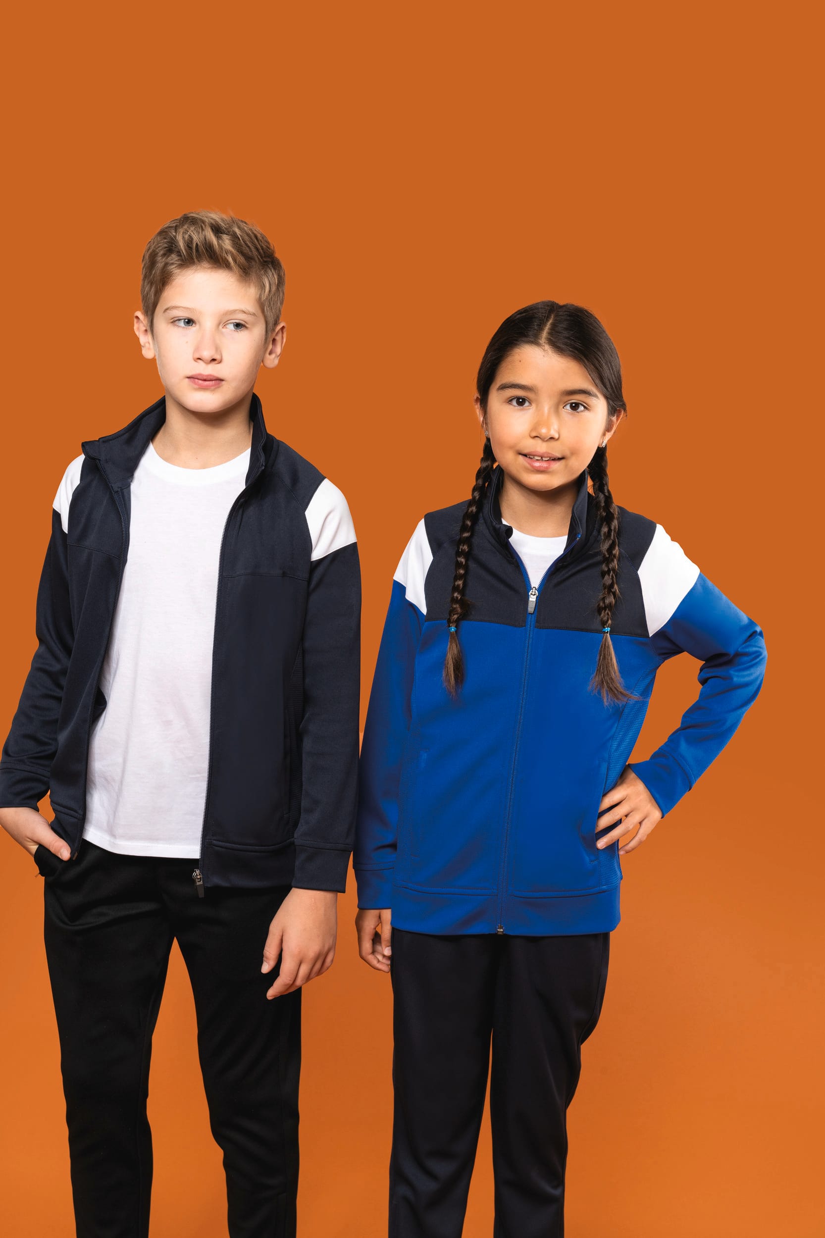 Chaqueta de chándal con cremallera infantil