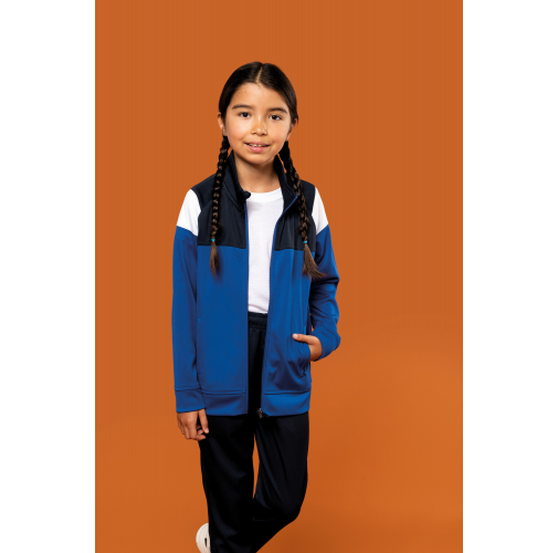 Chaqueta de chándal con cremallera infantil