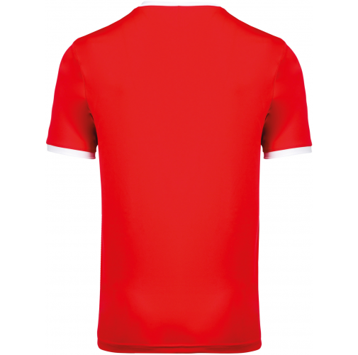sporty red / white Camiseta equipaciones adultos