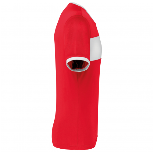 sporty red / white Camiseta equipaciones adultos