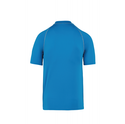 aqua blue Camiseta surf con protección UV manga corta unisex