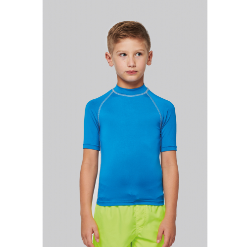 Camiseta surf con protección UV manga corta para niño