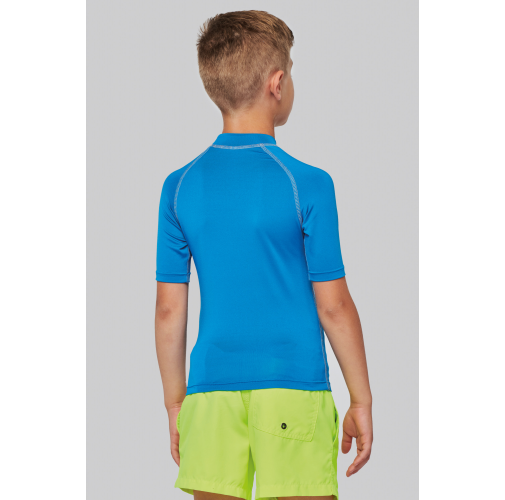 Camiseta surf con protección UV manga corta para niño