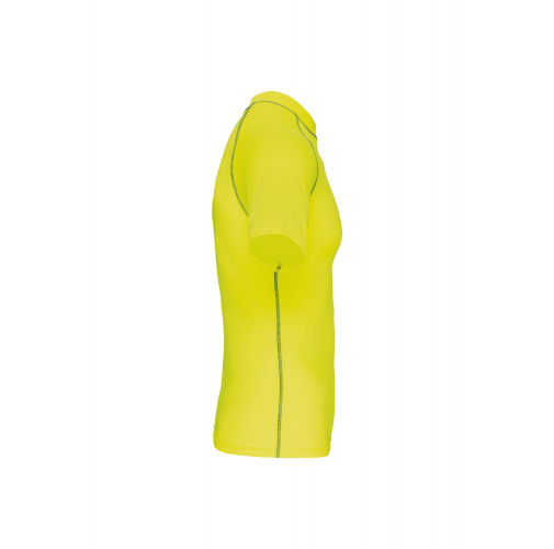 fluorescent yellow Camiseta surf con protección UV manga corta para niño