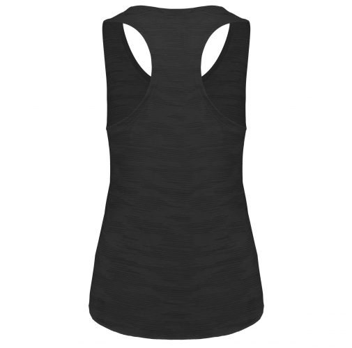 black Camiseta tirantes de deporte mujer