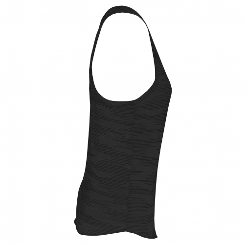 black Camiseta tirantes de deporte mujer