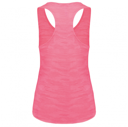 fluorescent pink Camiseta tirantes de deporte mujer